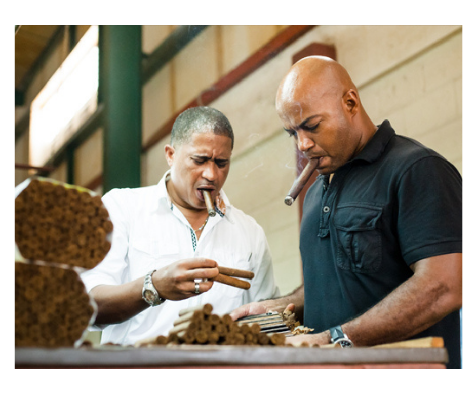 Dean Parsons_Epic Cigars_Inspecting Cigars